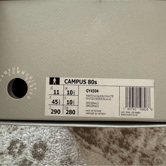 Adidas Campus 80s Mustard Yellow Suede Sneakers Men’s 11 Streetwear - Picture 6 of 12